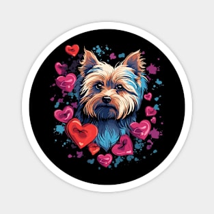 Yorkshire Terrier Valentine Day Magnet